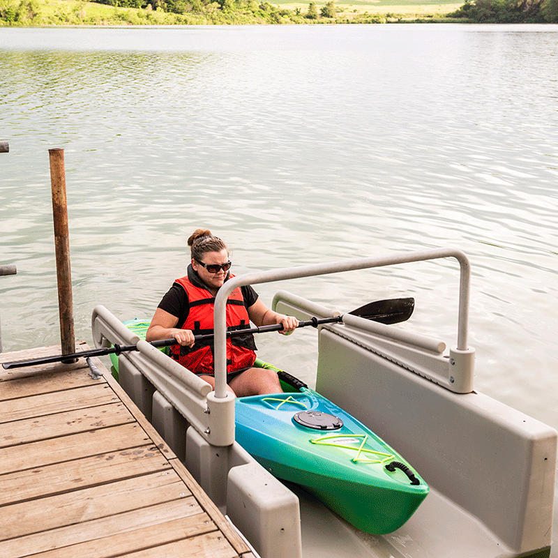 Connect-A-Dock YAKport Kayak Launch Bundle Attach to Existing Floating Docks