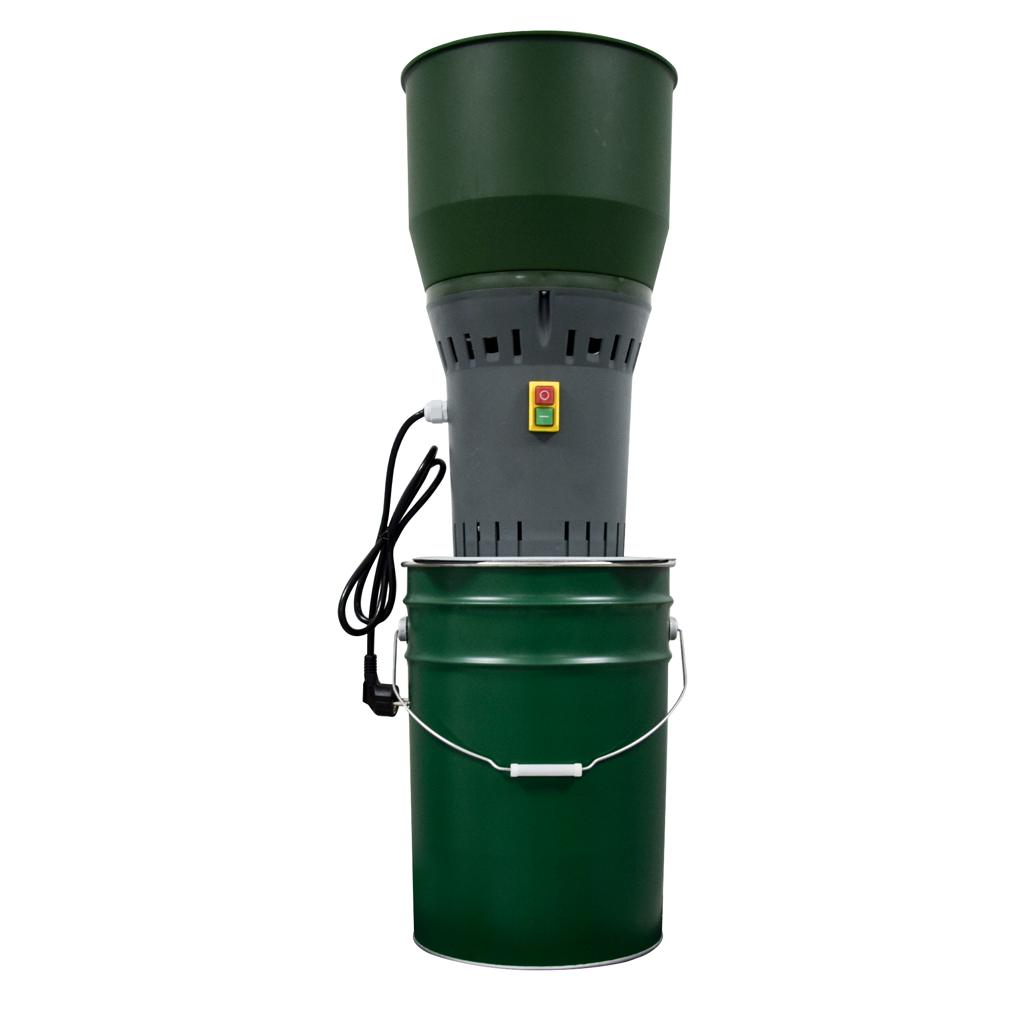 Farm Mill Compact feed grinder with a 1.0 kW motor.