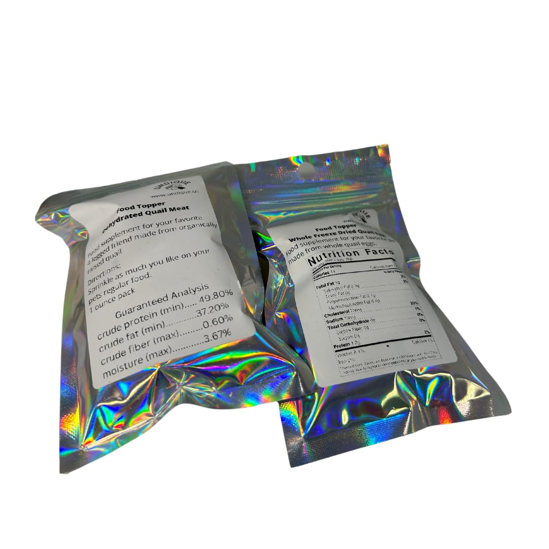 Food Topper Dehydrated Quail Meat