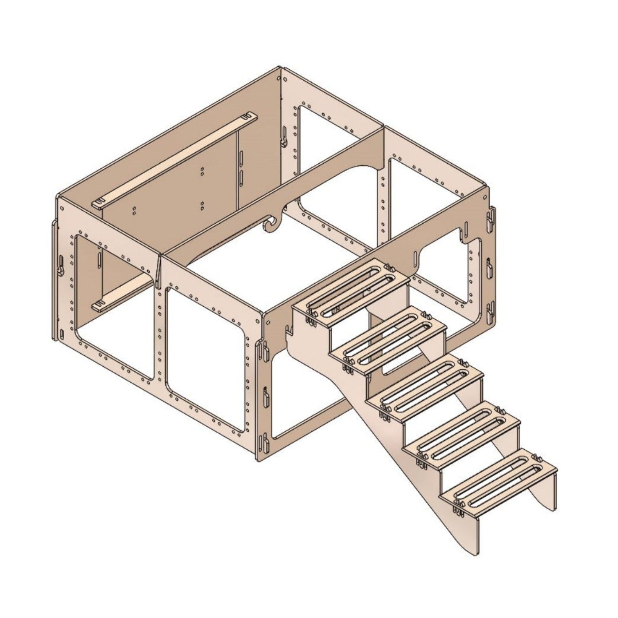 Coop Stand and Stairs | Snaplock (Coop and Coop Runs Sold Separately)