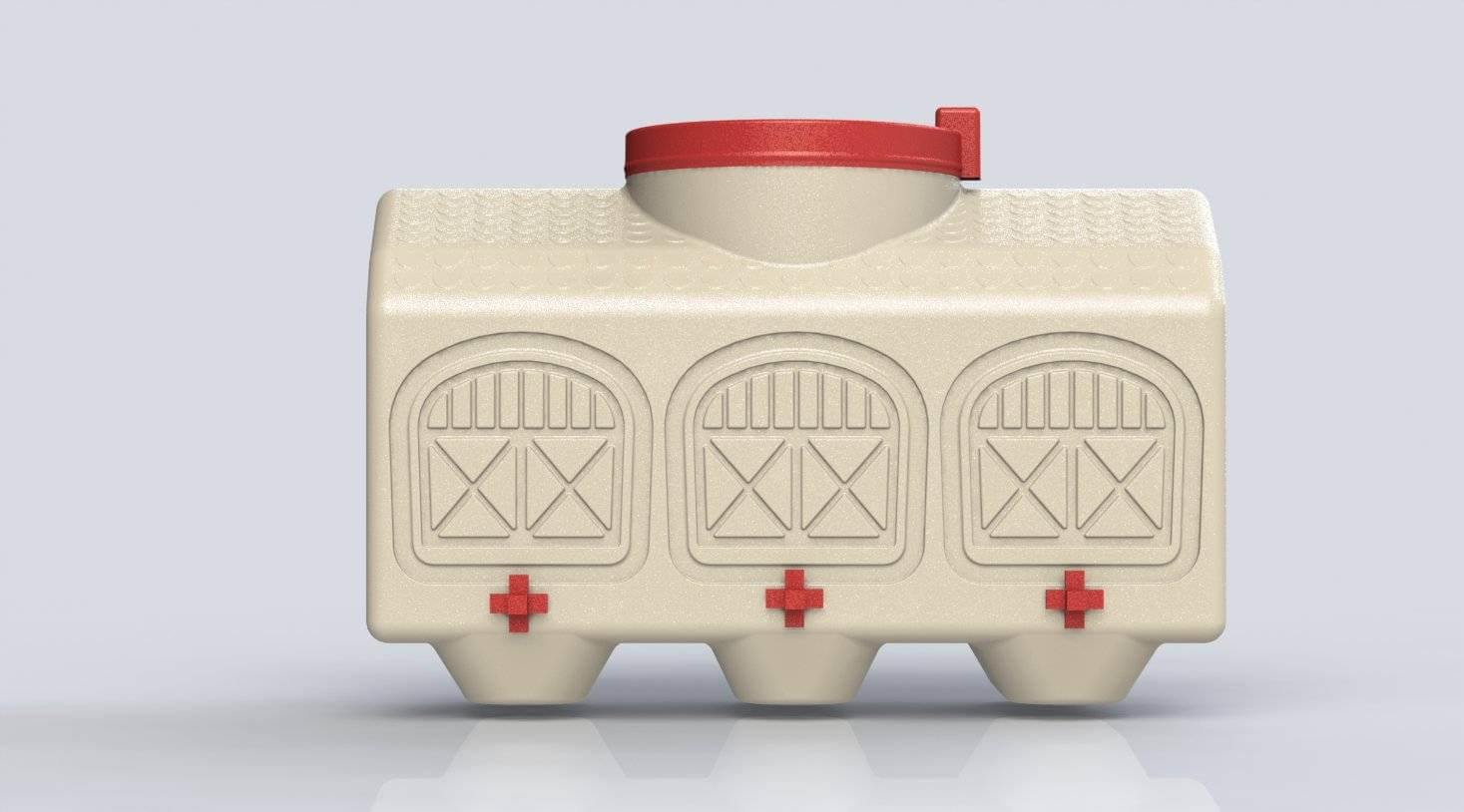 Bebedero OverEZ para gallinas con capacidad de 12 galones