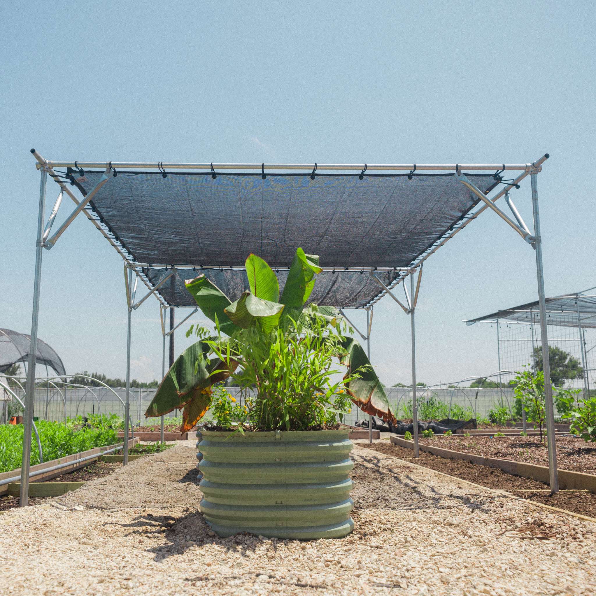 Chicken Run Shade Kit with Shade Cloth