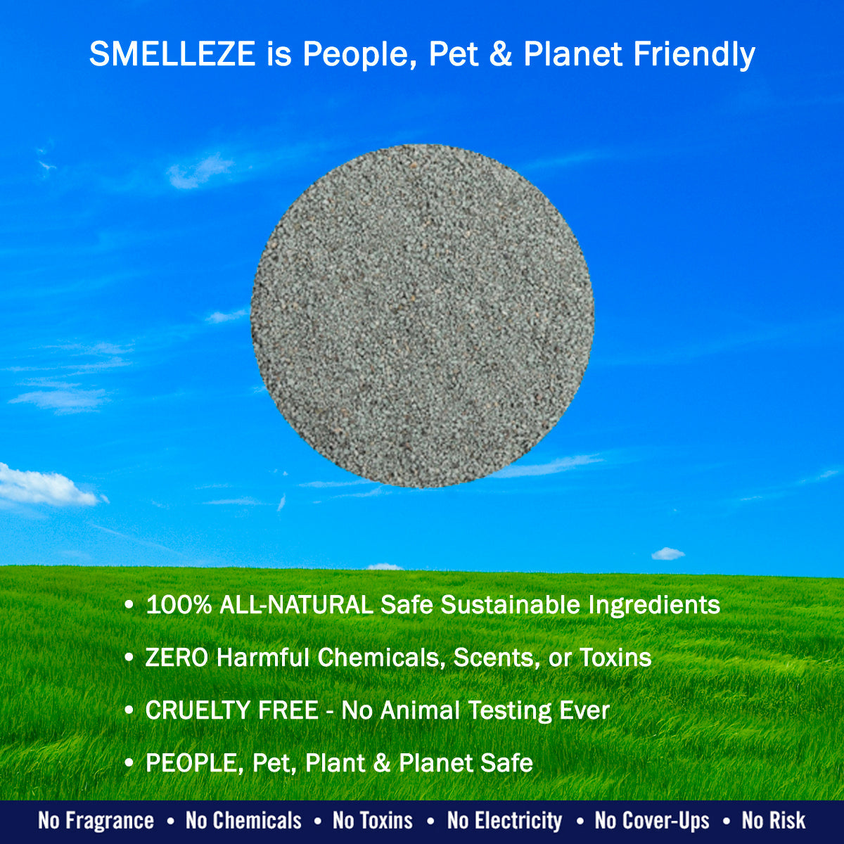 Smelleze® Natural Chicken Coop Smell Deodorizing Granules