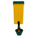 Green auto-fill chicken waterer cup with float valve, model PDB1L-WC