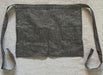 Grey denim egg collecting apron back