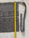 Grey denim egg collecting apron length