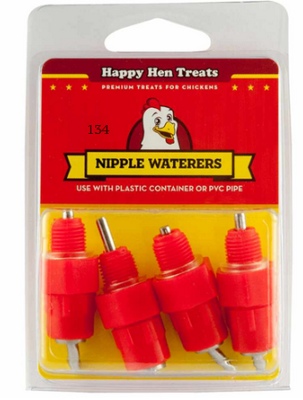 Happy Hen Treats: Nipple Waterer 4-Pack main image