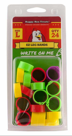 Happy Hen EZ Leg Bands 24CT large