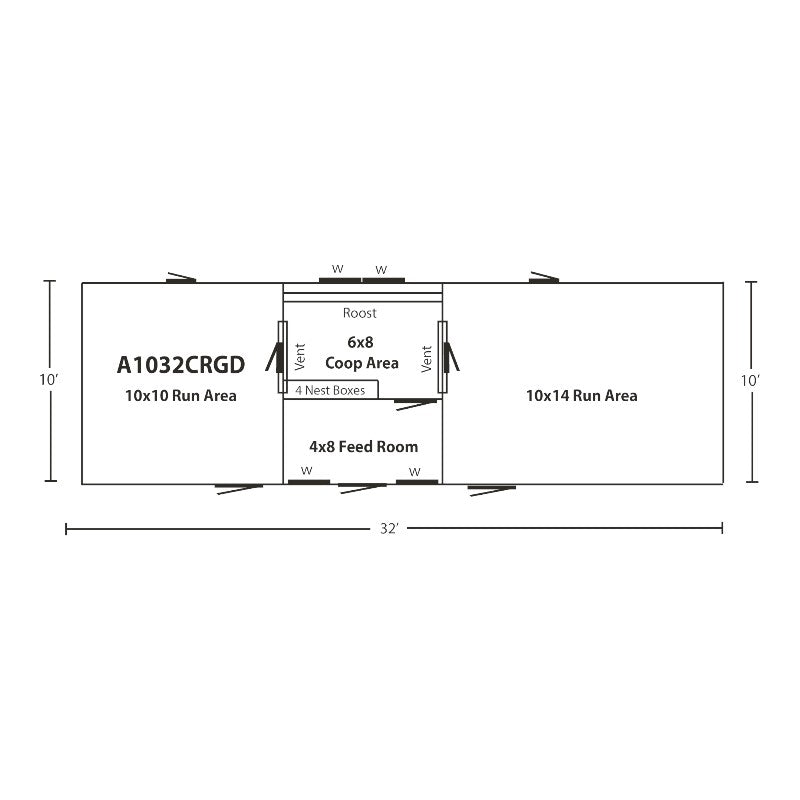 HHC A1032CRGD dimensions