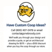 Custom Coop drawings and idea options - call Gone Broody