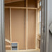HHC L610C Chicken Coop Interior with Roost Bars, Ventilation, and Chicken Door