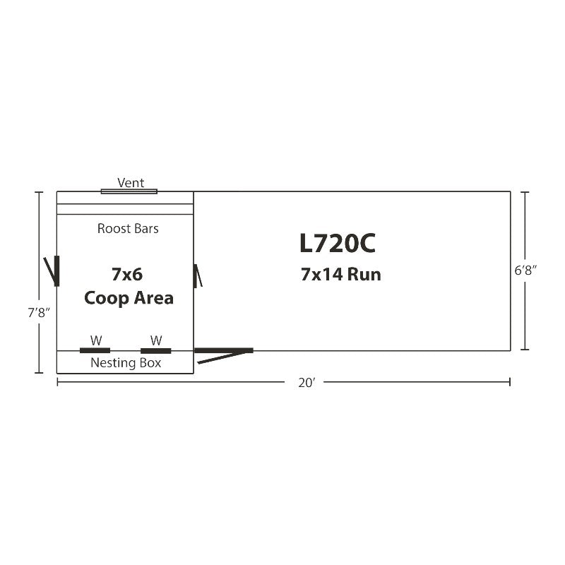 HHC L720C dimensions