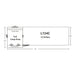 HHC L724C dimensions