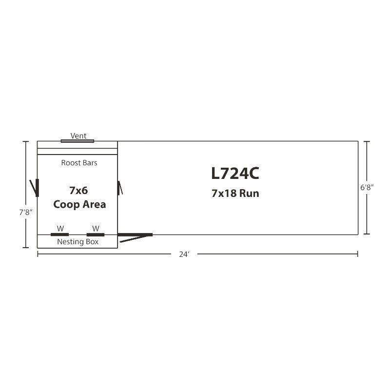 HHC L724C dimensions