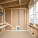 HHC L728C Chicken Coop Interior with Roost Bars, Ventilation, and Chicken Door