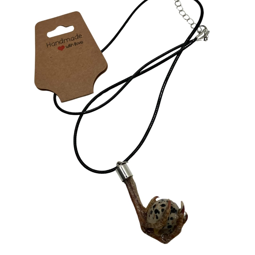 Handmade Quail Foot Necklace