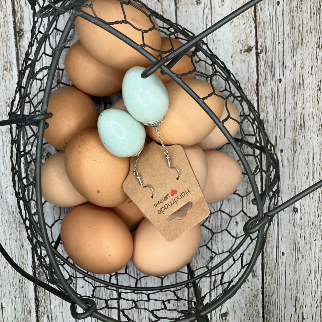 Handmade with Love Quail Egg Earrings