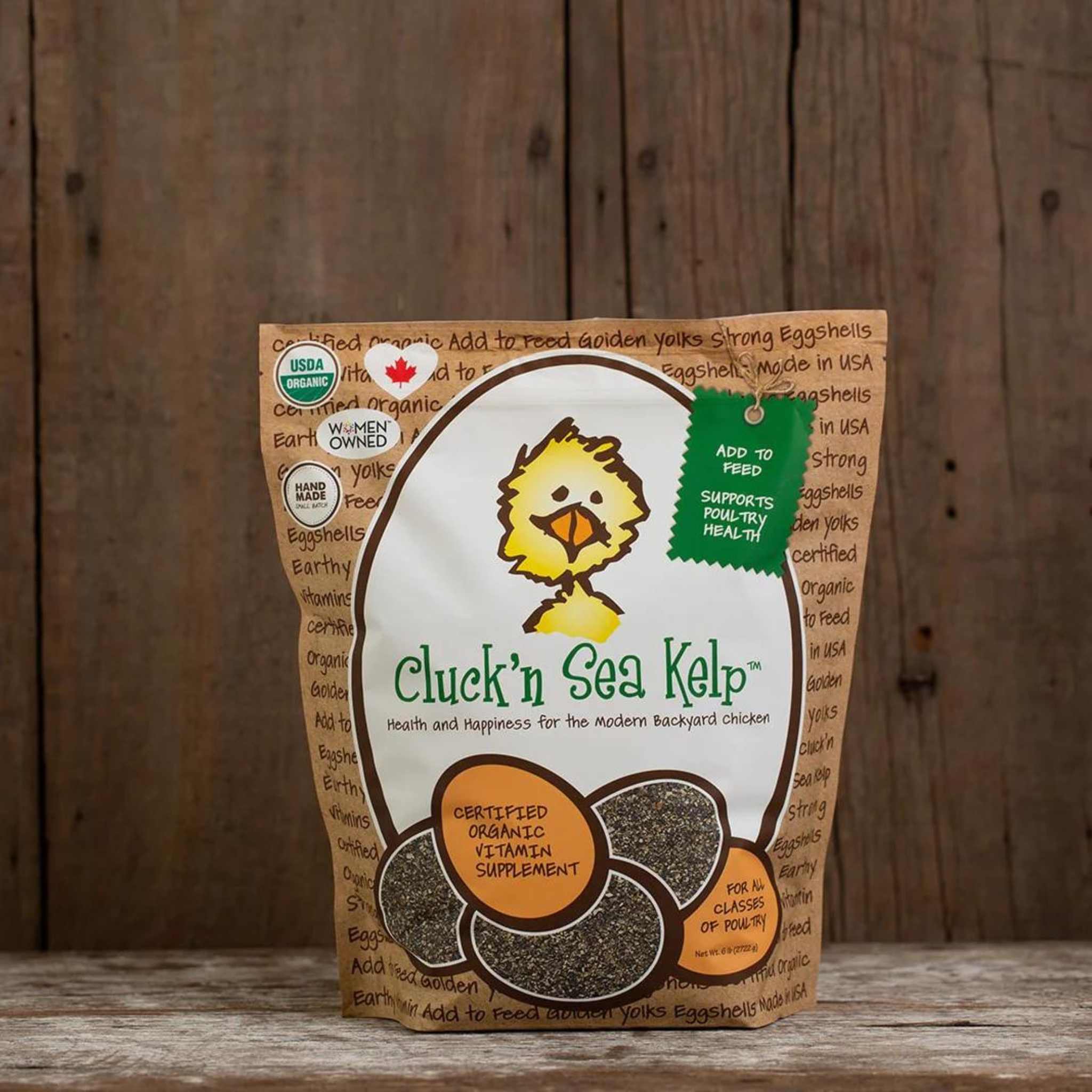 Cluck'n Sea Kelp Vitamin Feed Additive for Chickens