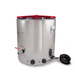 Hatching Time 26-gallon stainless steel poultry scalder with manual dunker