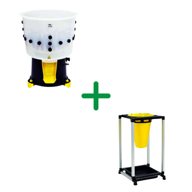 Hatching Time Small Chicken Processing Kit with single-cone chicken processing unit and small feather plucker