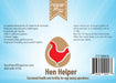 Hen Helper | Probiotics and Electrolytes for Chickens nutritional facts