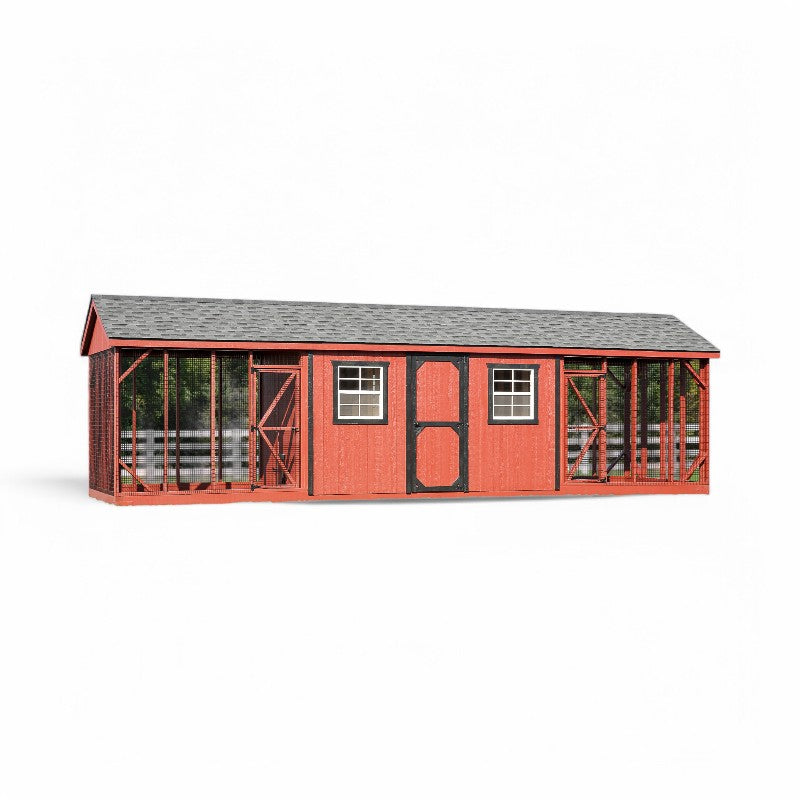 Multibreed Chicken Coop with Feed Room A828CD | Hen House Collection