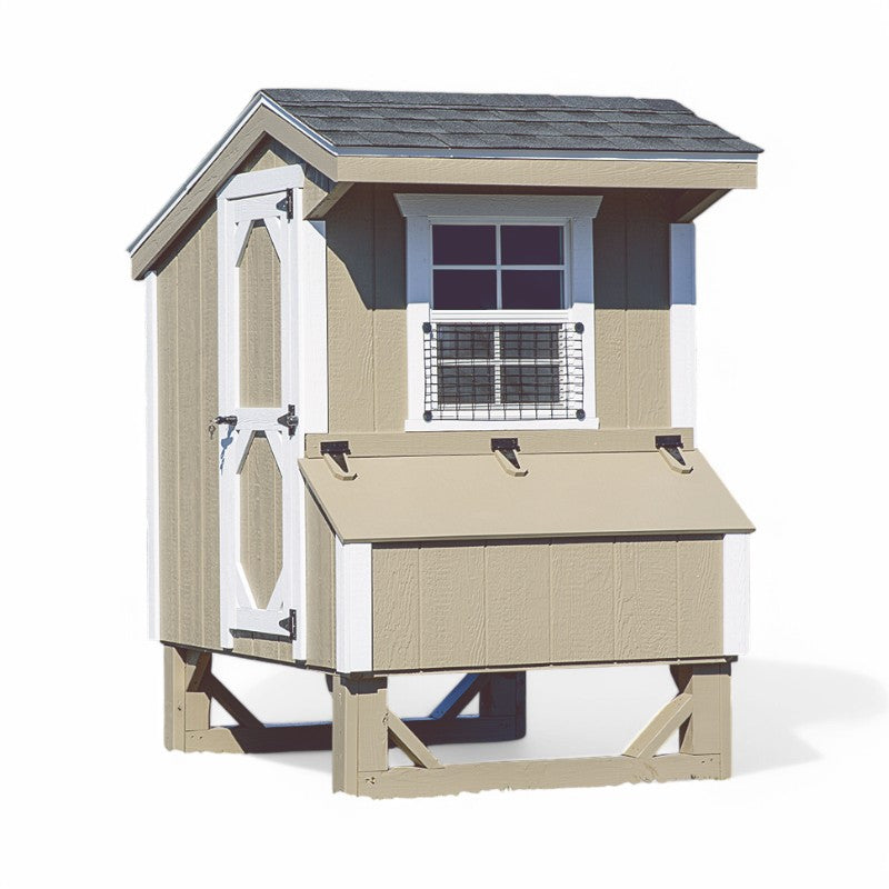 Hen House Collection Quaker Chicken Coop 4 x 4' Q44