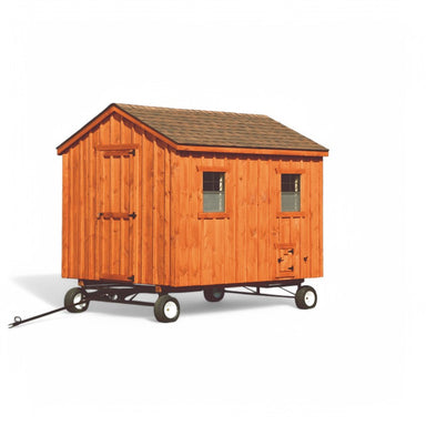 Hen House Collection A-Frame Chicken Coop 8 x 10' A810 board and batten front