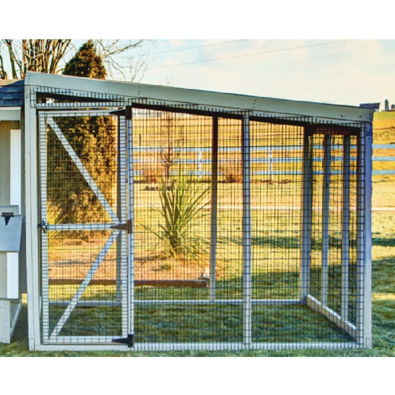 Hen House Collection Covered Chicken Run 6 x 8 x 6'