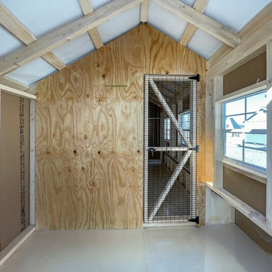 Hen House Collection Feedroom Add-On inside view with inside door