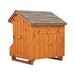 Hen House Collection High Quaker Chicken Coop 4 x 6' Q46H board and batten back