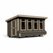 Hen House Collection Lean To Chicken Coop 7 x 16' L716 front