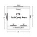 Hen House Collection Lean To Chicken Coop 7 x 8' L78 dimensions
