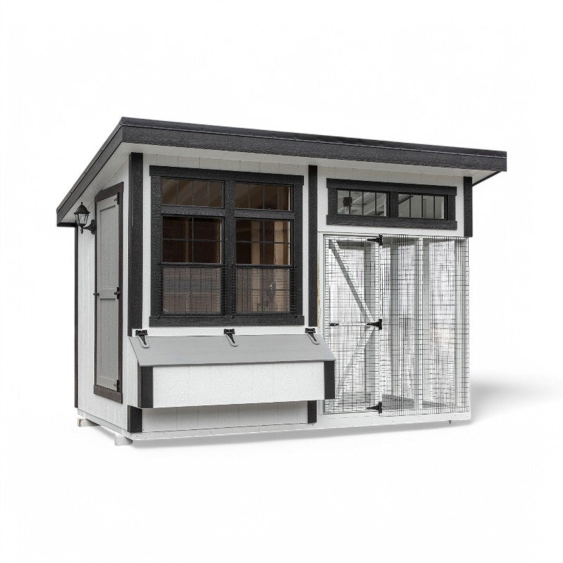 Hen House Collection Lean To with Run 7 x 12' L712C — Gone Broody