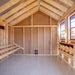 Hen House Collection Quaker Chicken Coop 10 x 12' Q1012 inside view