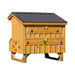 Hen House Collection Quaker Chicken Coop 4 x 6' Q46 board and batten back