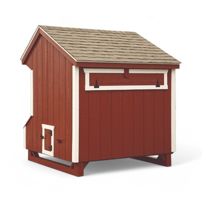 Hen House Collection Quaker Chicken Coop 5 x 6' Q56 LP back