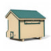 Hen House Collection Quaker Chicken Coop 5 x 8' Q58 LP back