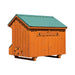 Hen House Collection Quaker Chicken Coop 5 x 8' Q58 board and batten back