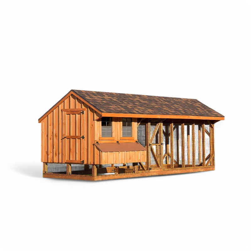 Hen House Collection Quaker Chicken Coop & Large Run Q720C — Gone Broody
