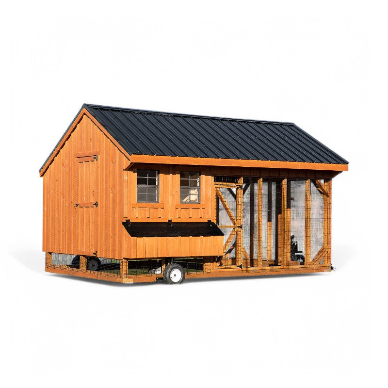 Hen House Collection Large Quaker Chicken Coop & Run 10 x 16' Q1016C ...