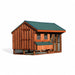 Hen House Collection Quaker Chicken Coop & Run Q712C board and batten front