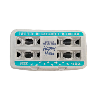 Henlay 18-Pack Egg Cartons for Farm Fresh Eggs