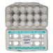 Henlay 18-pack farm-fresh egg carton for 18 large chicken eggs