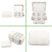 Henlay 6-count duck egg carton made from 100% recycled cardboard