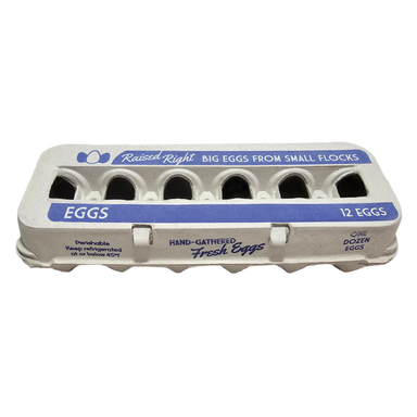 Henlay Jumbo Egg Cartons for 12 Farm Fresh Eggs – Durable & Reusable Egg Carton, 20 or 75 Pack