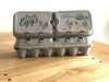 Henlay vintage farm fresh chicken egg carton for 12 eggs
