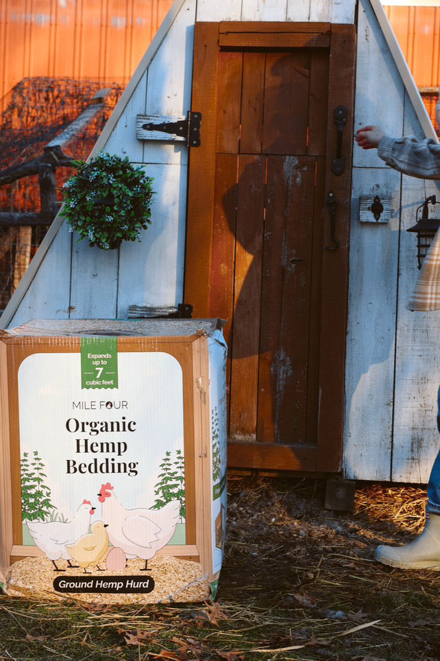 Mile Four Hemp Bedding for Chicken Coops