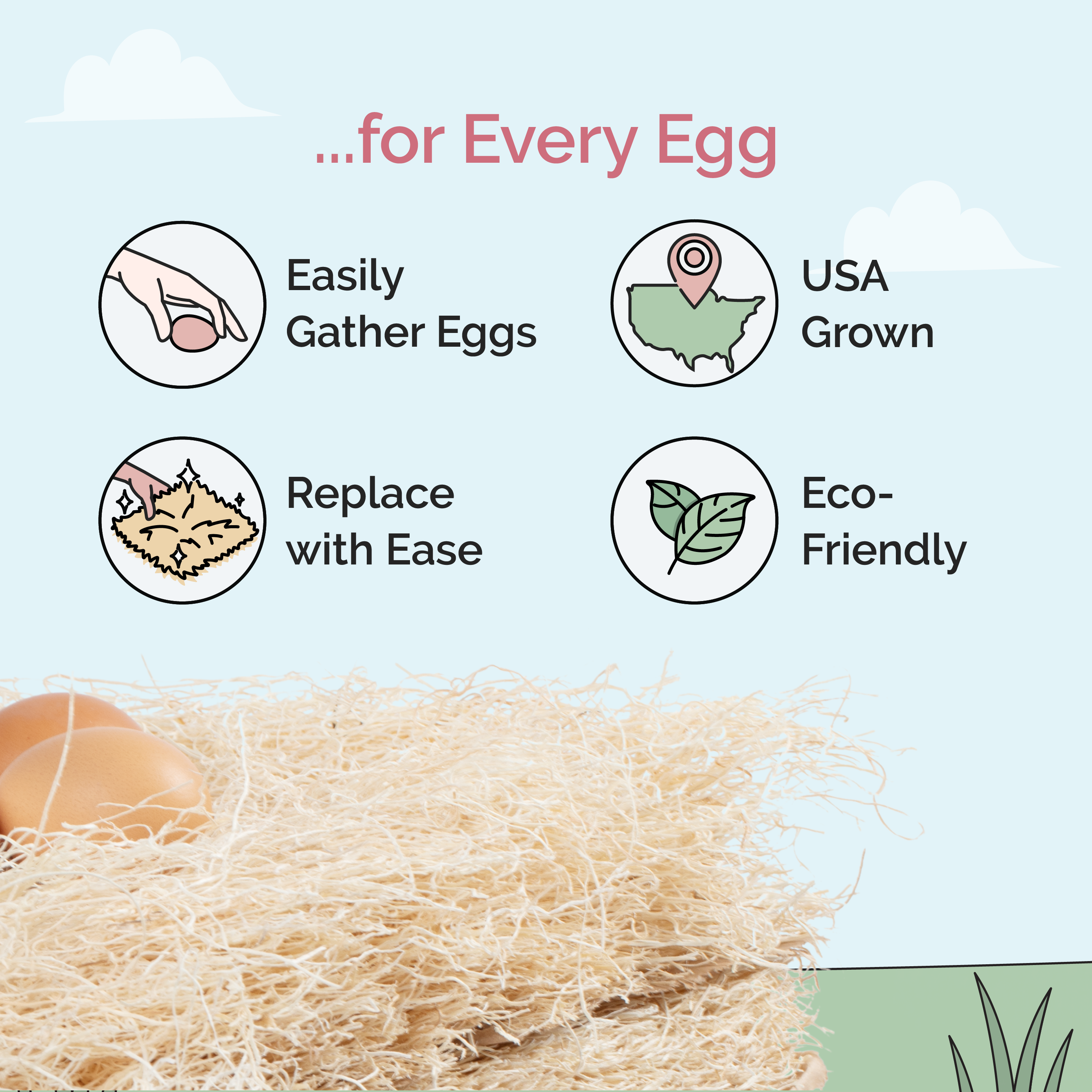 Mile Four Chicken Nesting Pads