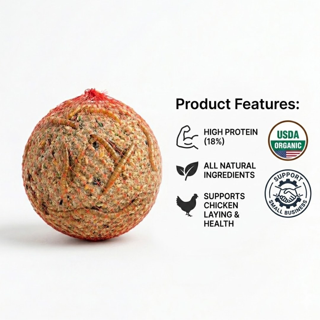 High-Protein Chicken Treat Ball with Natural Ingredients